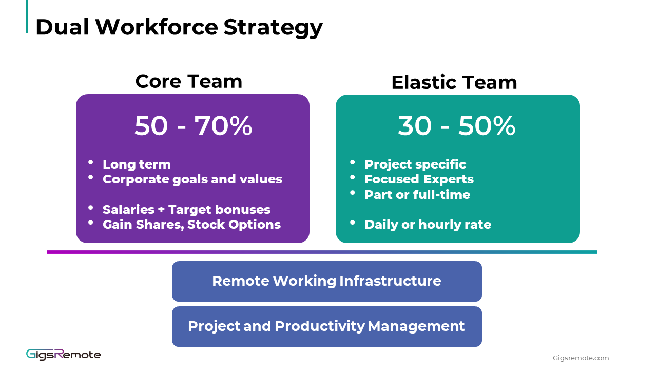 dual workforce strategy freelancers